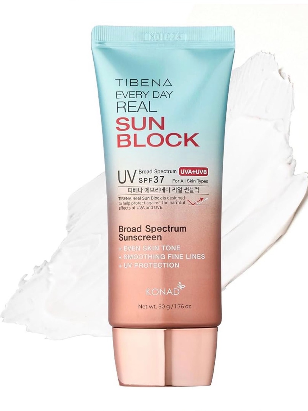 Every Day Real Sun Block SPF37 Broad Spectrum Sunscreen - Pink/Blue